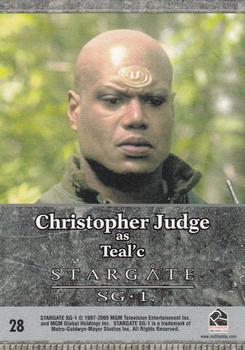 2009 Rittenhouse Stargate Heroes #28 Teal'c Back