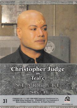 2009 Rittenhouse Stargate Heroes #31 Teal'c Back