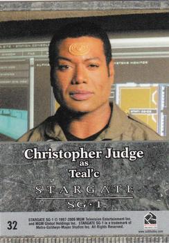 2009 Rittenhouse Stargate Heroes #32 Teal'c Back