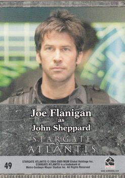 2009 Rittenhouse Stargate Heroes #49 John Sheppard Back