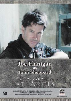2009 Rittenhouse Stargate Heroes #50 John Sheppard Back