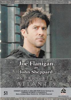 2009 Rittenhouse Stargate Heroes #51 John Sheppard Back