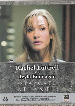 2009 Rittenhouse Stargate Heroes #66 Teyla Emmagan Back