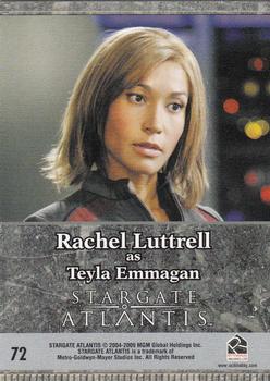 2009 Rittenhouse Stargate Heroes #72 Teyla Emmagan Back