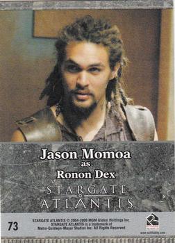 2009 Rittenhouse Stargate Heroes #73 Ronon Dex Back