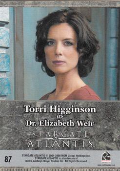 2009 Rittenhouse Stargate Heroes #87 Dr. Weir Back