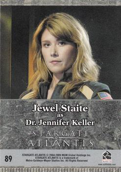 2009 Rittenhouse Stargate Heroes #89 Dr. Keller Back