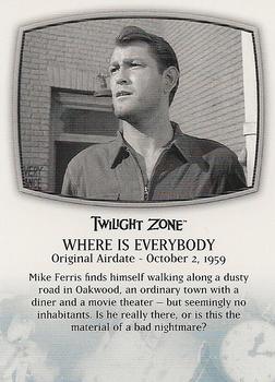 2009 Rittenhouse The Complete Twilight Zone (50th Anniversary) #2 Where Is Everybody / Judgement Night Front