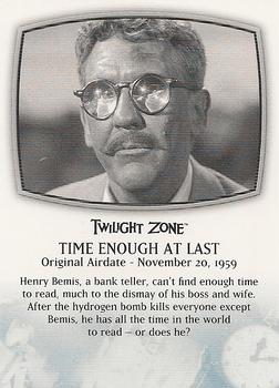2009 Rittenhouse The Complete Twilight Zone (50th Anniversary) #9 Time Enough at Last / I Shot an Arrow Into The Air Front