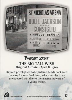 2009 Rittenhouse The Complete Twilight Zone (50th Anniversary) #12 Elegy / The Big Tall Wish Back