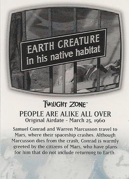 2009 Rittenhouse The Complete Twilight Zone (50th Anniversary) #17 People Are Alike All Over / The After Hours Front