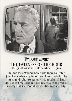 2009 Rittenhouse The Complete Twilight Zone (50th Anniversary) #27 The Lateness of the Hour / The Invaders Front