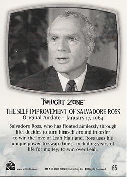 2009 Rittenhouse The Complete Twilight Zone (50th Anniversary) #65 The Old Man in the Cave / The Self Improvement of Salvadore Ross Back