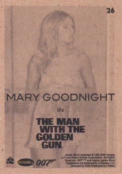 2009 Rittenhouse James Bond Archives #26 Mary Goodnight in The Man With the Golden Gun Back