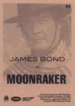 2009 Rittenhouse James Bond Archives #33 James Bond in Moonraker Back