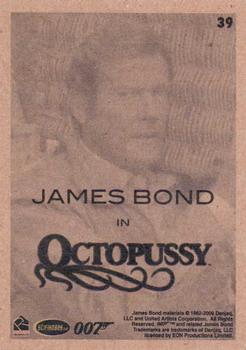 2009 Rittenhouse James Bond Archives #39 James Bond in Octopussy Back