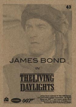 2009 Rittenhouse James Bond Archives #43 James Bond in The Living Daylights Back
