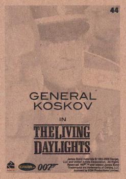 2009 Rittenhouse James Bond Archives #44 General Koskov in The Living Daylights Back