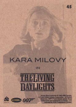2009 Rittenhouse James Bond Archives #45 Kara Milovy in The Living Daylights Back