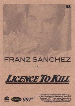 2009 Rittenhouse James Bond Archives #48 Franz Sanchez in Licence To Kill Back