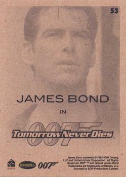 2009 Rittenhouse James Bond Archives #53 James Bond in Tomorrow Never Dies Back