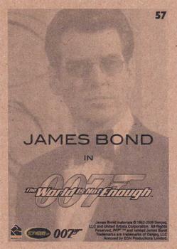 2009 Rittenhouse James Bond Archives #57 James Bond in The World is Not Enough Back