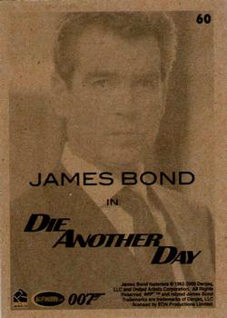 2009 Rittenhouse James Bond Archives #60 James Bond in Die Another Day Back
