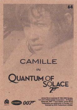 2009 Rittenhouse James Bond Archives #64 Camille in Quantum of Solace Back