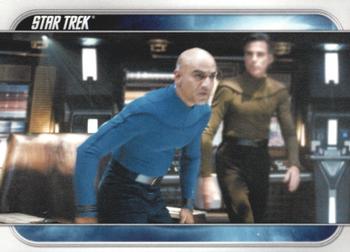 2009 Rittenhouse Star Trek Movie Cards #04 Captain Robau reacts to the hostile maneuvers Front