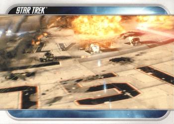 2009 Rittenhouse Star Trek Movie Cards #09 When the Romulans attack, the crew of the U.S. Front