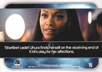 2009 Rittenhouse Star Trek Movie Cards #15 Uhura Back