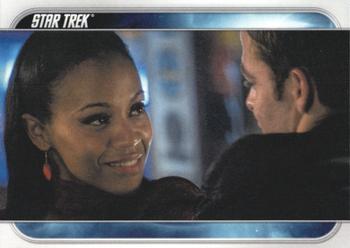 2009 Rittenhouse Star Trek Movie Cards #16 Uhura / Kirk Front