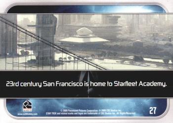 2009 Rittenhouse Star Trek Movie Cards #27 23rd century San Francisco Back