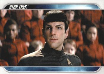 2009 Rittenhouse Star Trek Movie Cards #30 Spock accuses cadet Kirk of cheating... Front