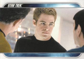 2009 Rittenhouse Star Trek Movie Cards #43 Kirk warns Captain Pike of a Romulan ambush as... Front