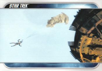 2009 Rittenhouse Star Trek Movie Cards #49 Sulu nearly misses the mark as he navigates hi Front