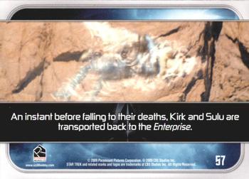 2009 Rittenhouse Star Trek Movie Cards #57 An instant before falling to their deaths, Kir Back