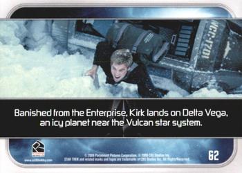 2009 Rittenhouse Star Trek Movie Cards #62 Banished from the Enterprise, Kirk lands on De Back