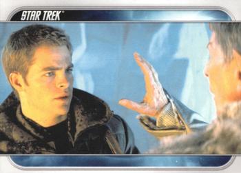 2009 Rittenhouse Star Trek Movie Cards #66 Kirk meets Spock, who wishes to perform a mind Front