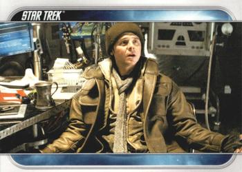 2009 Rittenhouse Star Trek Movie Cards #67 A youthful Scotty meets Kirk and Spock first t Front