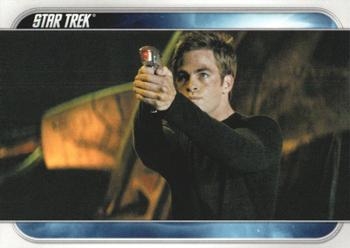 2009 Rittenhouse Star Trek Movie Cards #75 In an effort to save Captain Pike, Kirk prepar Front