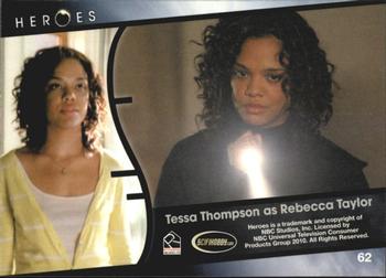 2010 Rittenhouse Heroes Archives #62 Rebecca Taylor Back