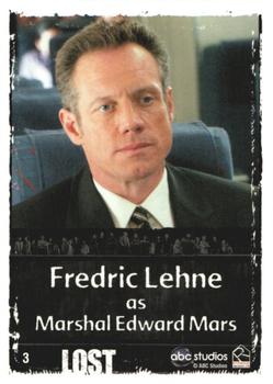 2010 Rittenhouse Lost Archives #3 Fredric Lehne as Marshal Edward Mars Back
