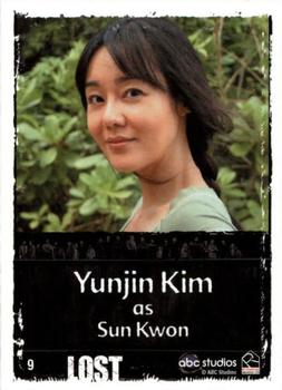 2010 Rittenhouse Lost Archives #9 Yunjin Kim as Sun Kwon Back
