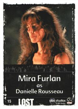 2010 Rittenhouse Lost Archives #15 Mira Furlan as Danielle Rousseau Back