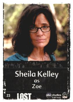 2010 Rittenhouse Lost Archives #23 Sheila Kelley as Zoe Back