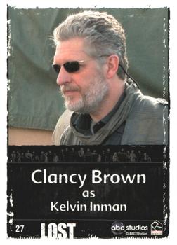 2010 Rittenhouse Lost Archives #27 Clancy Brown as Kelvin Inman Back