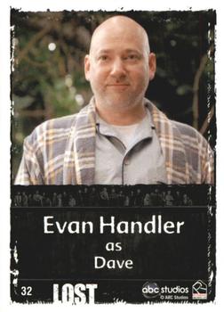 2010 Rittenhouse Lost Archives #32 Evan Handler as Dave Back