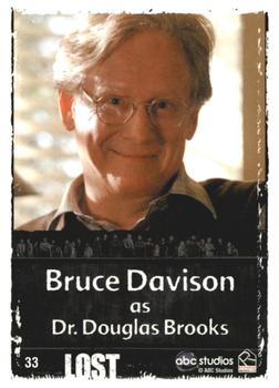 2010 Rittenhouse Lost Archives #33 Bruce Davison as Dr. Douglas Brooks Back
