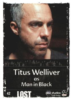 2010 Rittenhouse Lost Archives #42 Titus Welliver as Man in Black Back